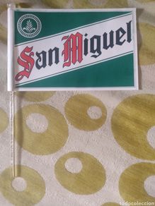 Colecionismo de cervejas: Banderin Cerveza San Miguel